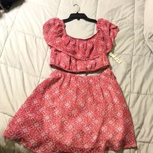 Brand is speechless Top and skirt